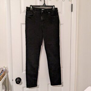 STS Blue Ellie black high rise skinny jeans size 30